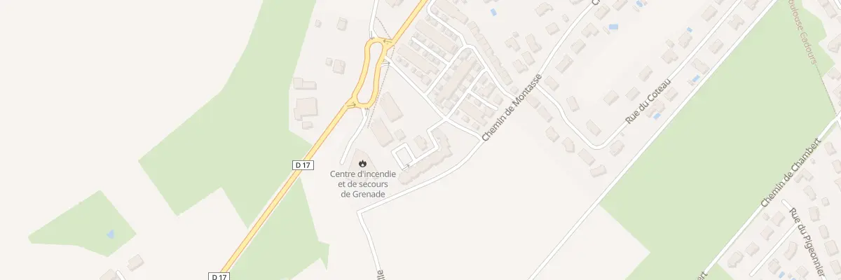 Plan du 17 Rue Montouzic à Grenade