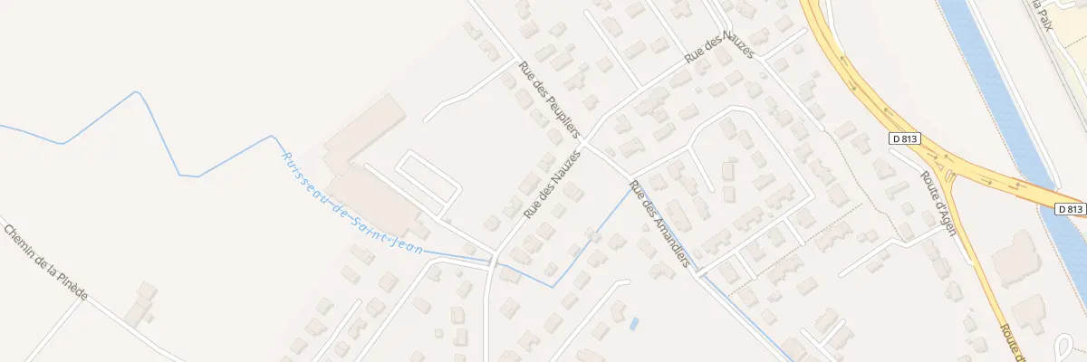 Plan du 271 Rue des Nauzes à Grisolles