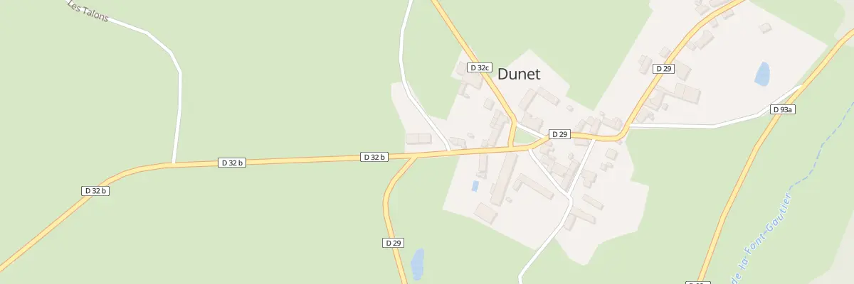 Plan du 5009 Le Bourg à Dunet