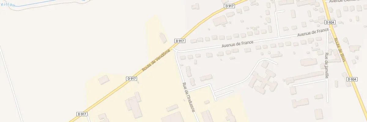 Plan du 34 Av de France à Oucques La Nouvelle