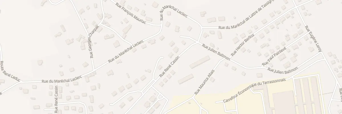 Plan du 4 Rue René Cassin à Terrasson-Lavilledieu