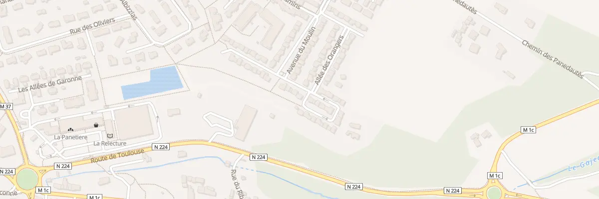 Plan du 21 All des Orangers à Mondonville