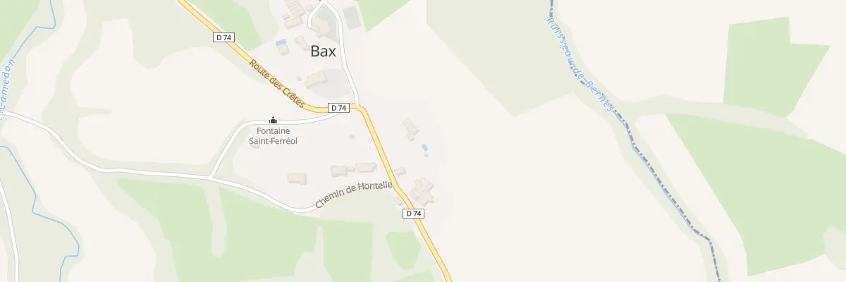 Plan du 5001F Rebessin du Village à Bax