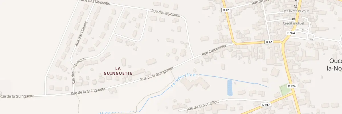 Plan du 3 Rue de la Guinguette à Oucques La Nouvelle