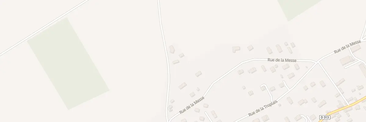 Plan du 500F Rue de la Troplais à Muids
