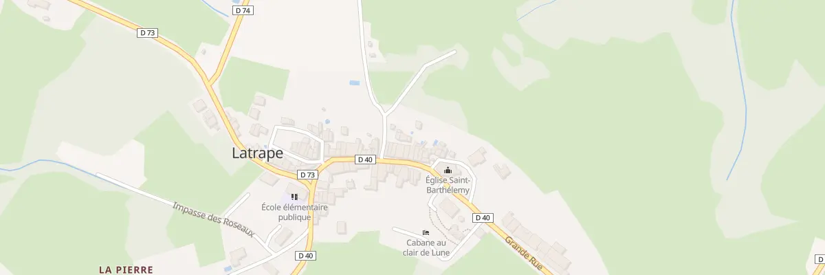 Plan du 59 Rue Grand Rue à Latrape