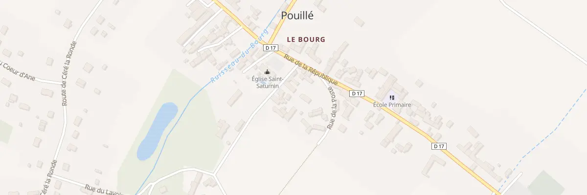 Plan du 5 Rue du Bois Laine à Pouillé