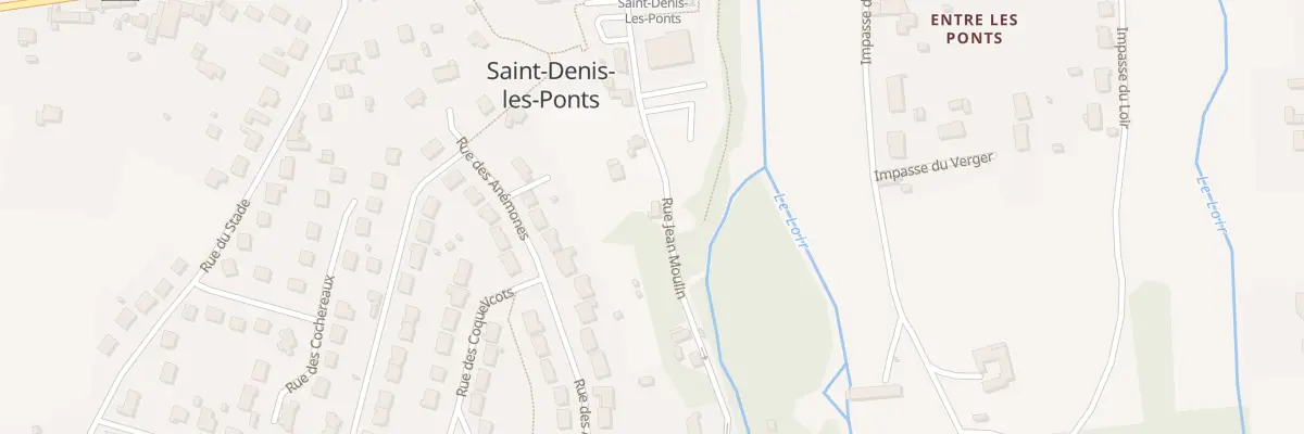 Plan du 7 Rue Jean Moulin à Saint-Denis-Lanneray