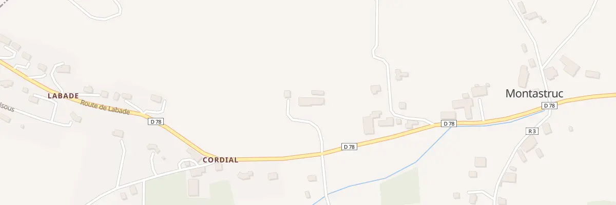 Plan du 502 Rte de Labade à Montastruc