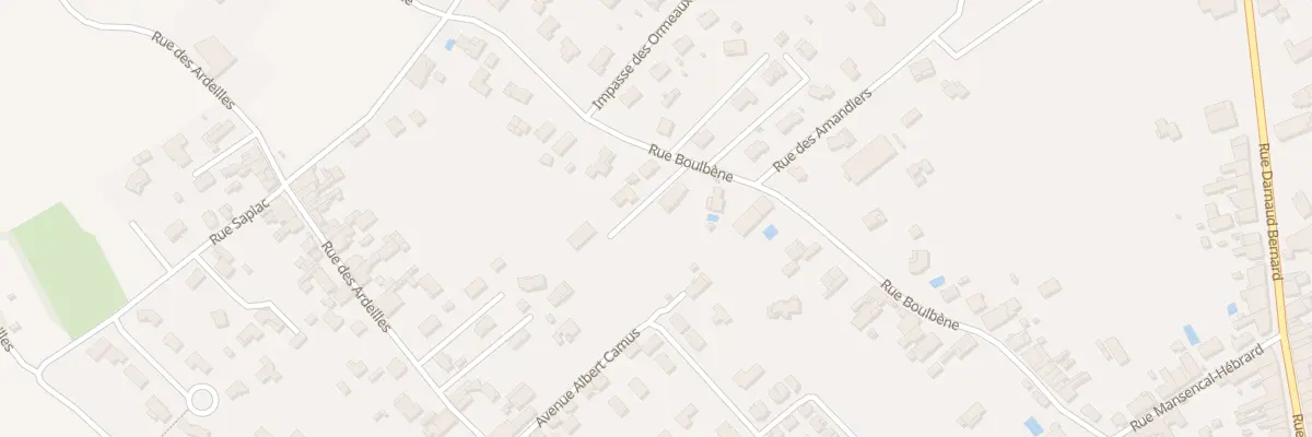 Plan du 385 Rue Boulbene à Grisolles