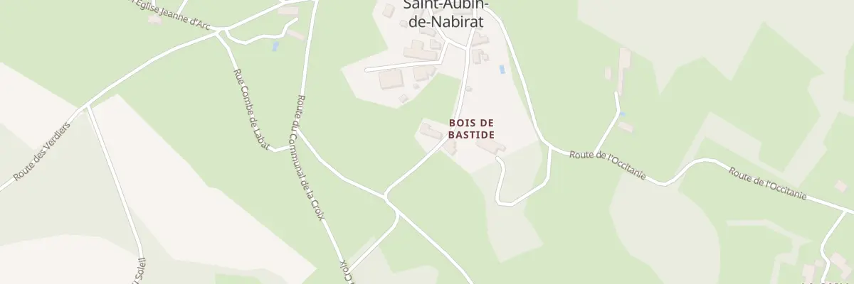 Plan du 1549 Le Bourg à Saint-Aubin-de-Nabirat
