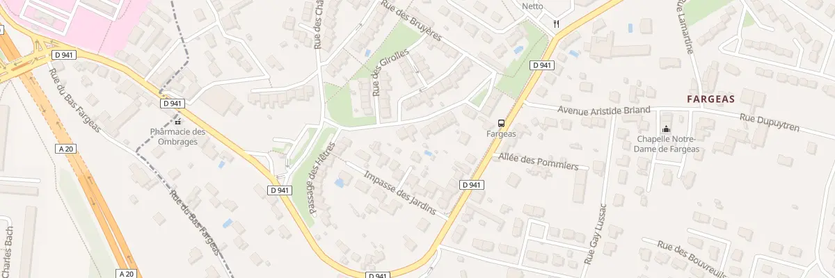 Plan du 210 Rue des Bolets à Panazol