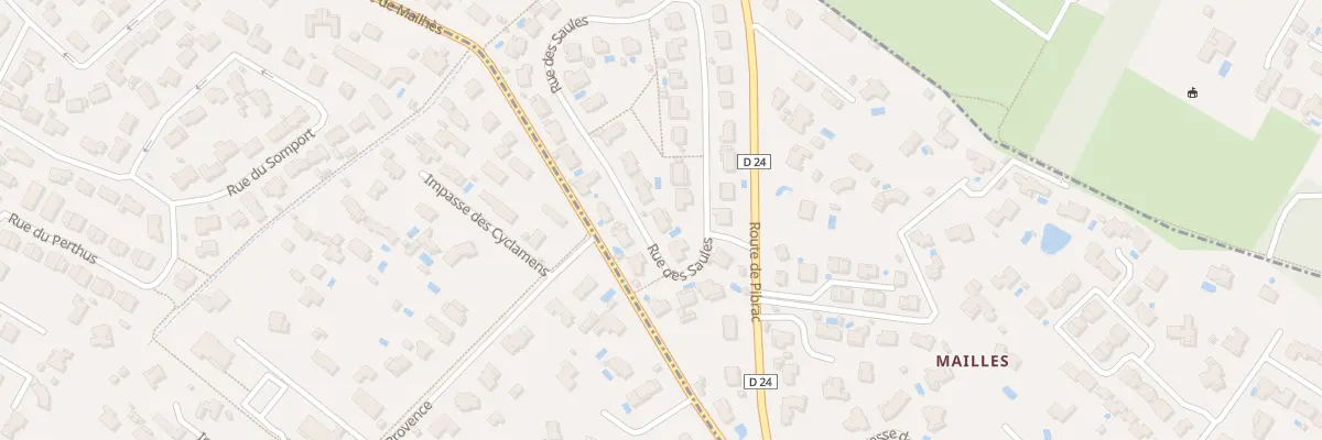 Plan du 31 Rue des Saules à Plaisance-du-Touch