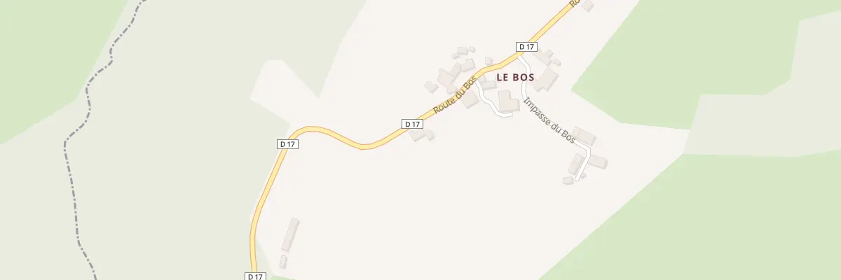 Plan du 5060 Le Bos à Rosiers-de-Juillac