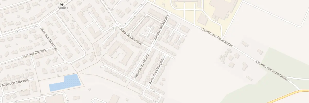 Plan du 3 Av du Moulin à Mondonville