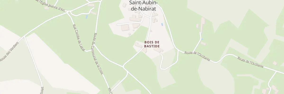 Plan du 42 Le Bourg à Saint-Aubin-de-Nabirat