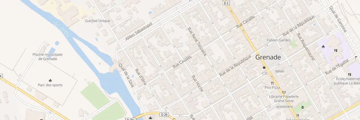 Plan du 53 Rue Hoche à Grenade