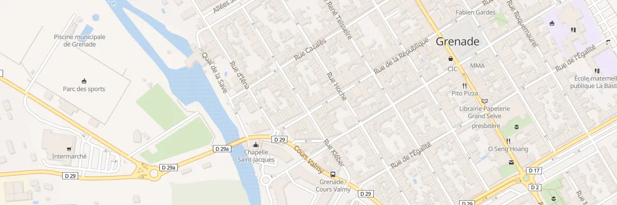Plan du 22C Rue Kléber à Grenade