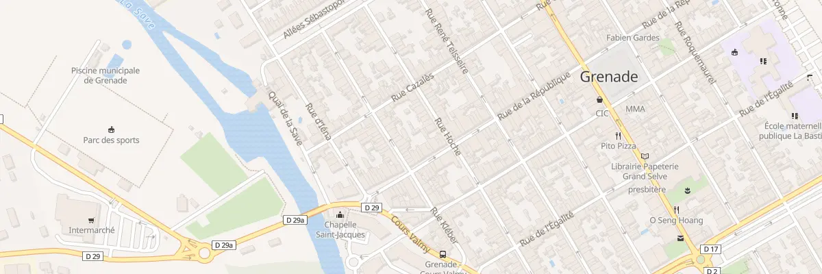 Plan du 24 Rue Kléber à Grenade