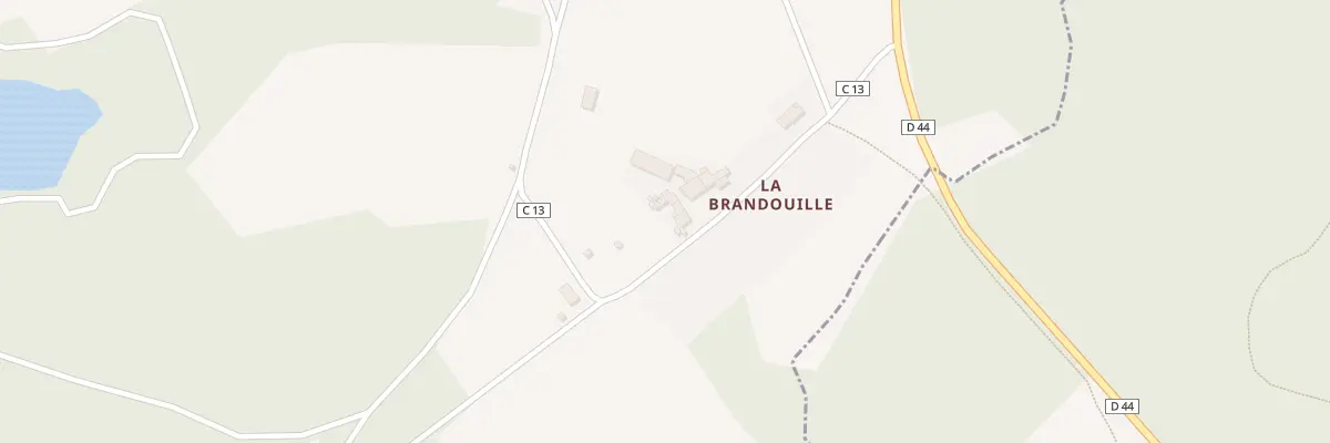Plan du 14 La Brandouille à Saint-Pardoux-le-Lac