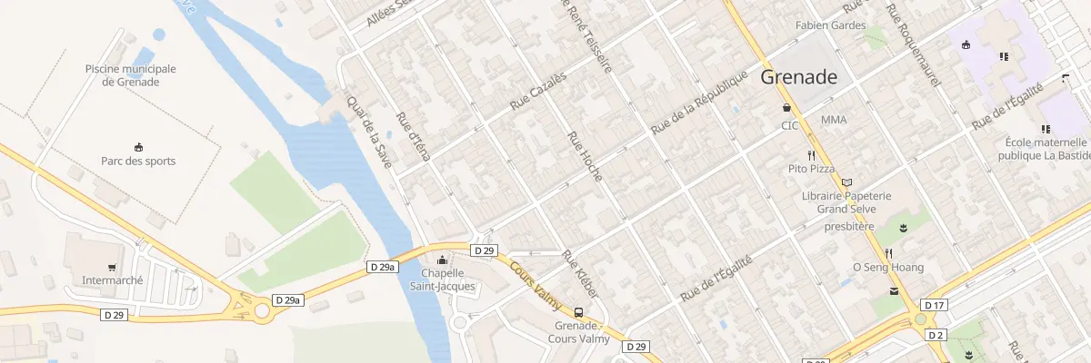 Plan du 27 Rue de la République à Grenade