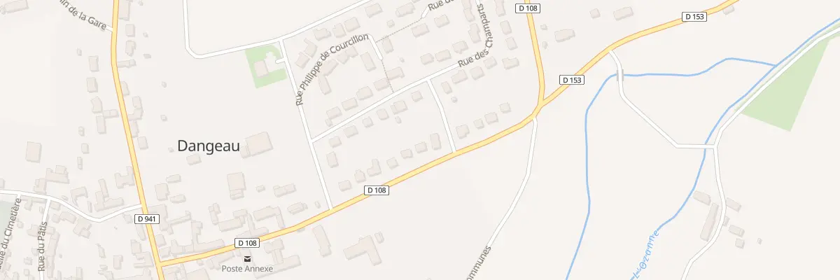 Plan du 27 Rue de la Mairie à Dangeau