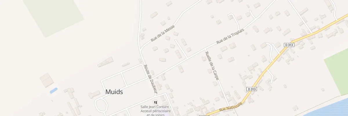 Plan du 2 Cite de la Troplais à Muids