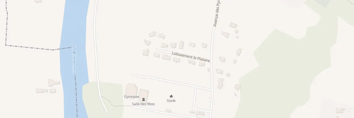 Plan du 6 Lot le Platane à Mauzac