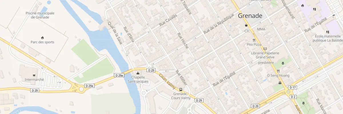 Plan du 20 Rue Kléber à Grenade