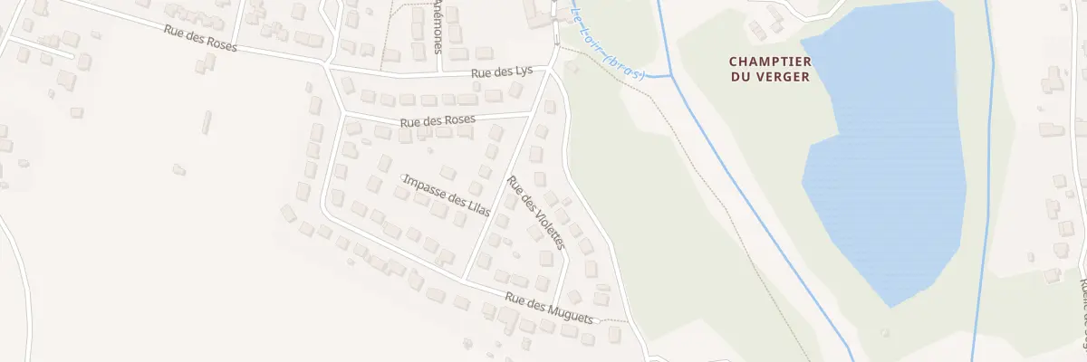 Plan du 2 Rue des Violettes à Saint-Denis-Lanneray