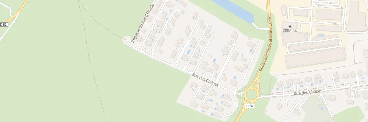 Plan du 23 Rue des Chênes à Plaisance-du-Touch