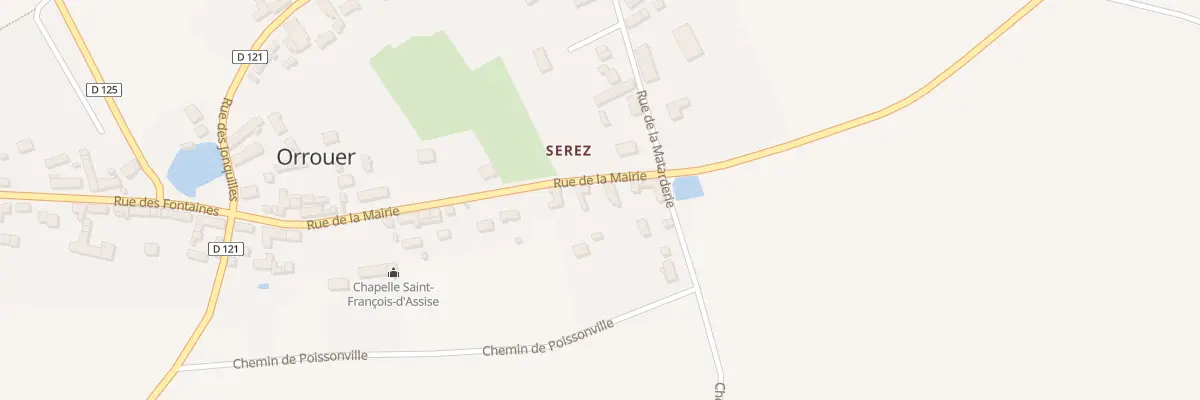 Plan du 28 Rue de la Mairie à Orrouer