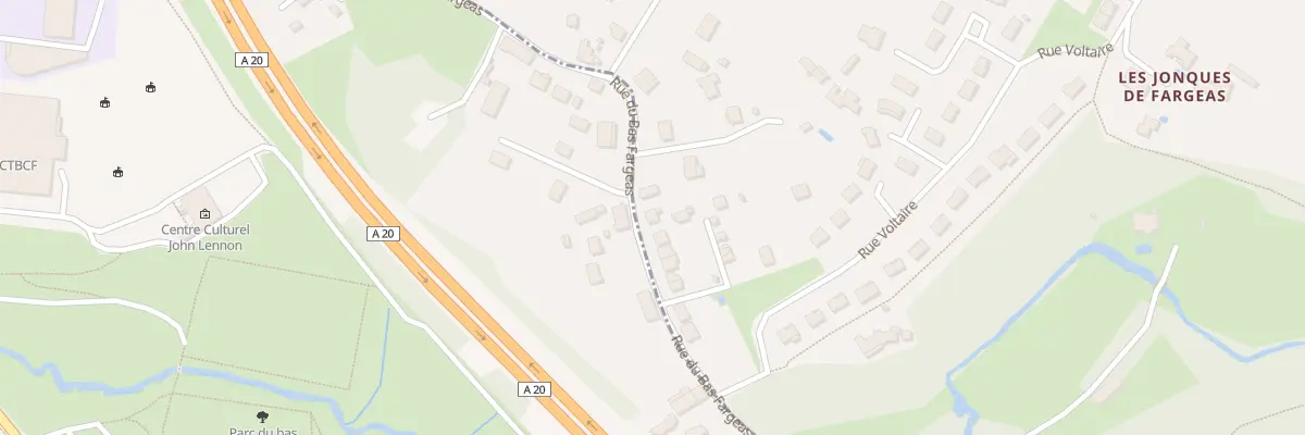 Plan du 117 Rue du Bas Fargeas à Panazol