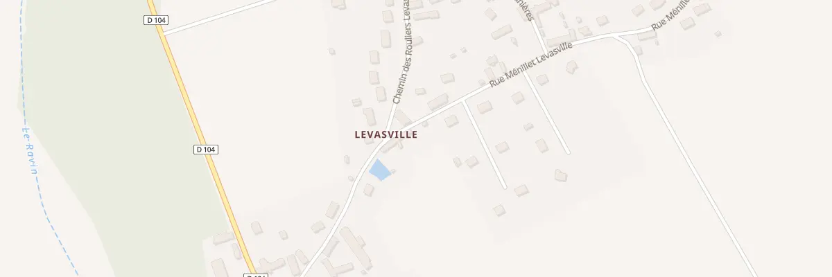 Plan du 8 Rue du Menillet Levasville à Saint-Sauveur-Marville
