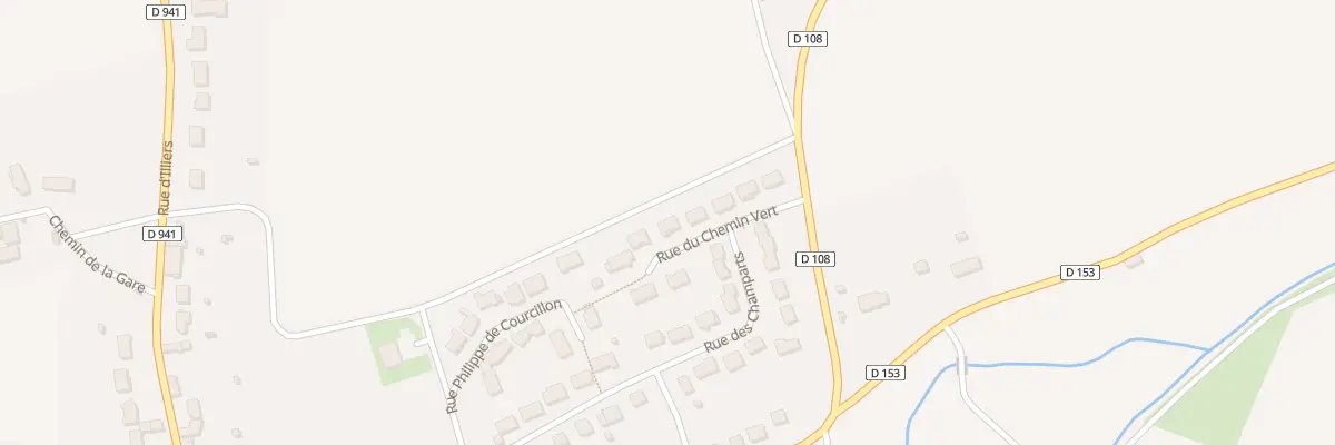Plan du 6 Rue du Chemin Vert à Dangeau