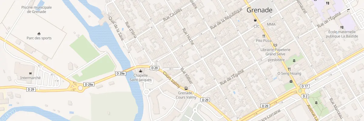 Plan du 16 Rue Kléber à Grenade