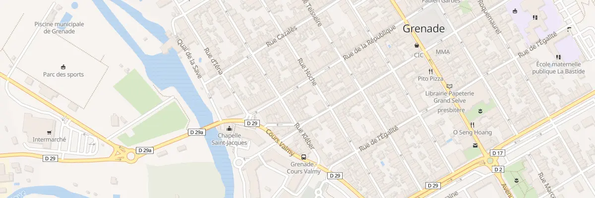 Plan du 22 Rue de la République à Grenade
