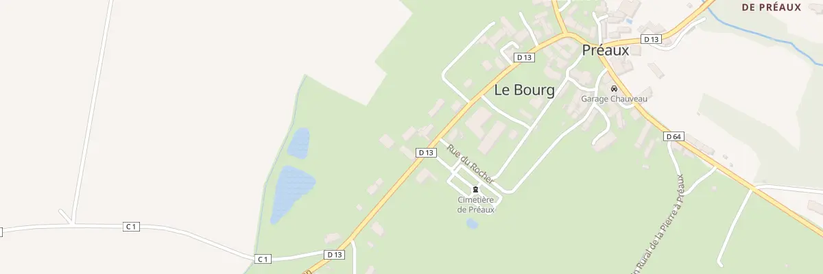 Plan du 20 Rte de Chatillon à Préaux