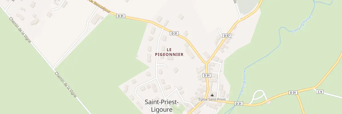 Plan du 1 Imp des Noisetiers à Saint-Priest-Ligoure