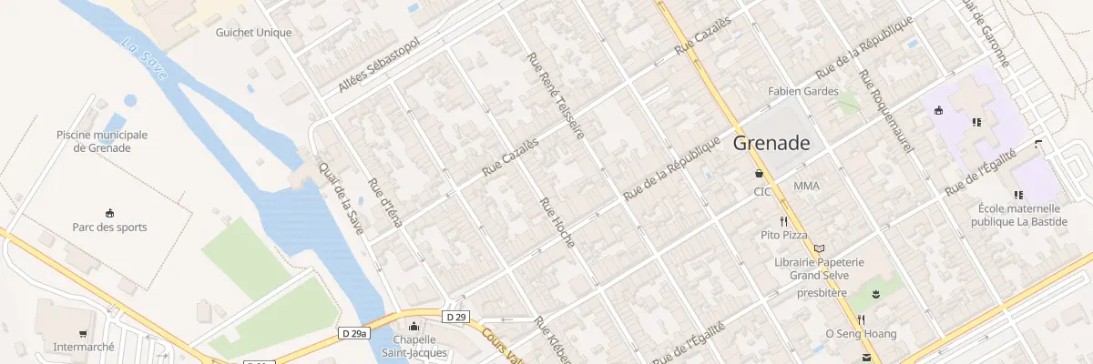 Plan du 54 Rue Hoche à Grenade
