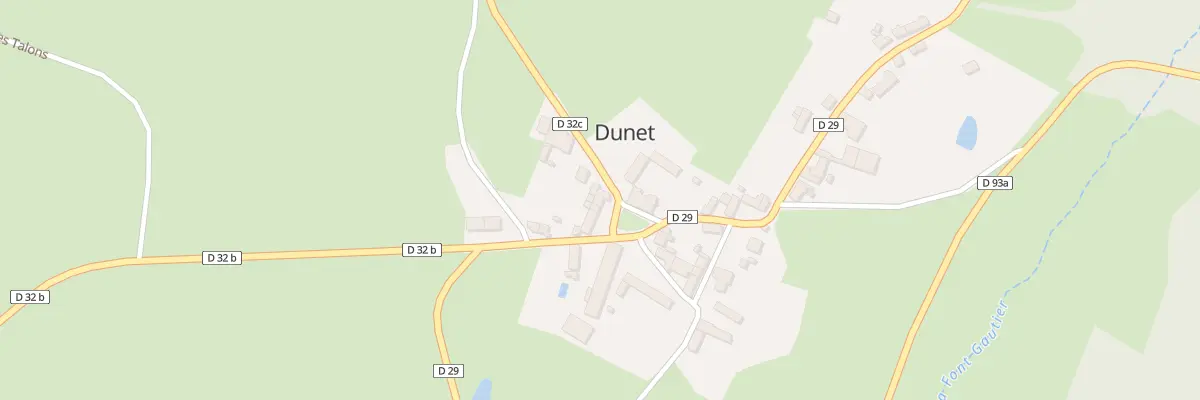 Plan du 5003 Le Bourg à Dunet