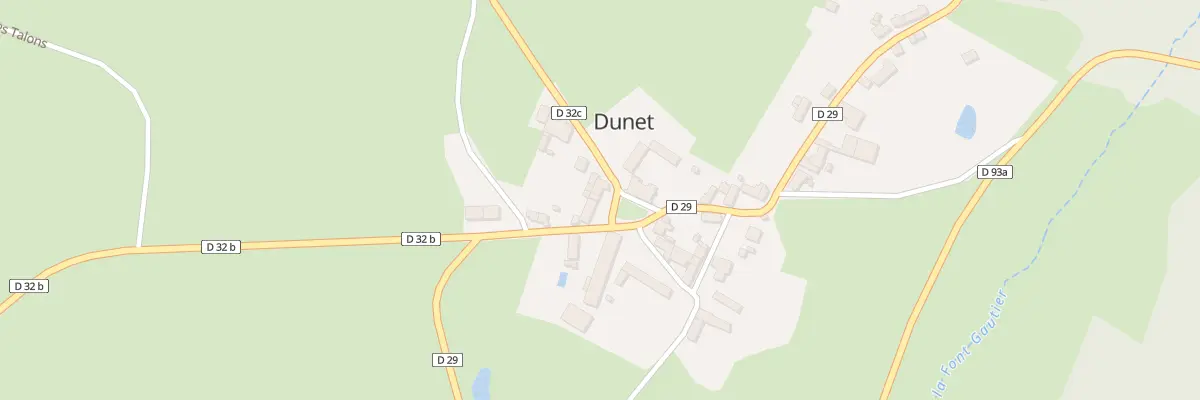 Plan du 5004 Le Bourg à Dunet