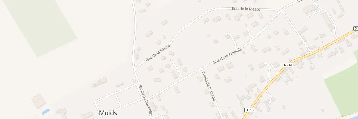 Plan du 7 Cite de la Troplais à Muids