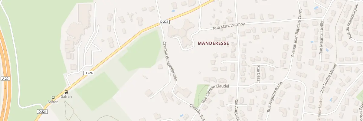 Plan du 5 Che de Manderesse à Panazol