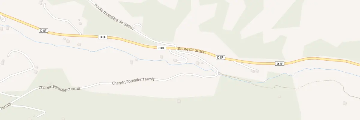 Plan du 947 Resquens à Ustou