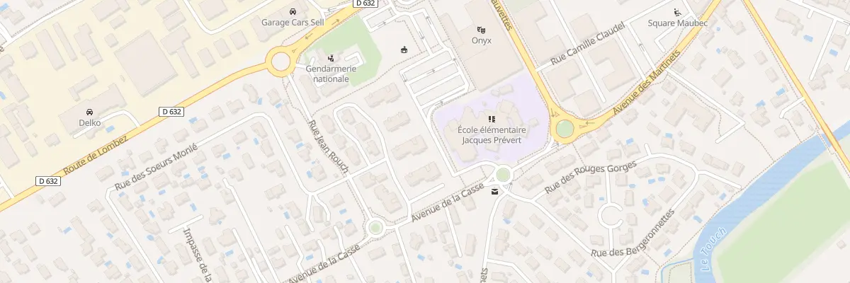 Plan du 9 Rue Monestié à Plaisance-du-Touch