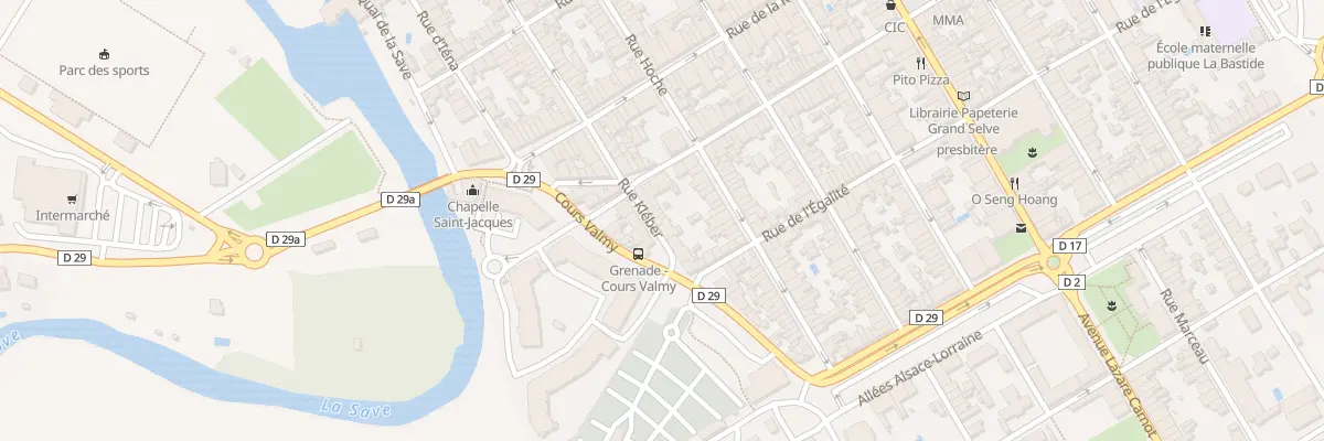 Plan du 6 Rue Kléber à Grenade