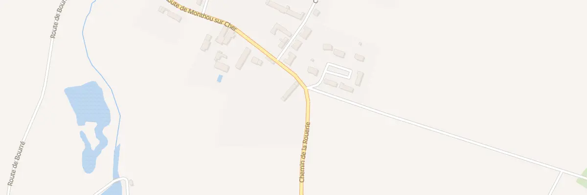 Plan du 24 Rte de Monthou-sur-Cher au Controis-en-Sologne