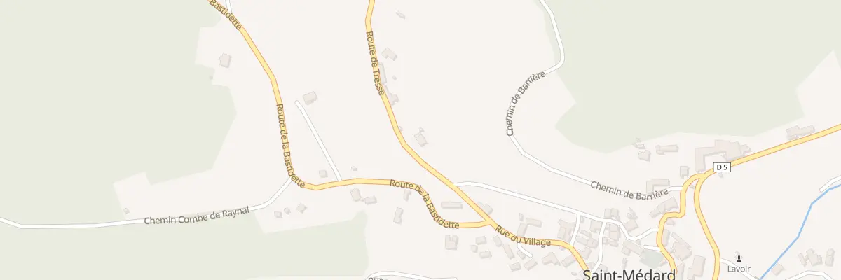 Plan du 150 Rte de Tresse à Saint-Médard
