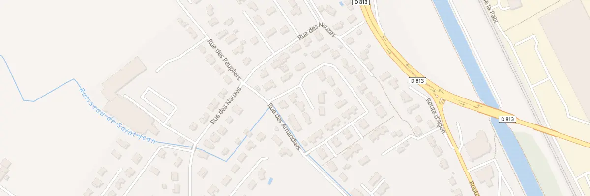 Plan du 4 Rue Commandant Pierre Hebrard à Grisolles